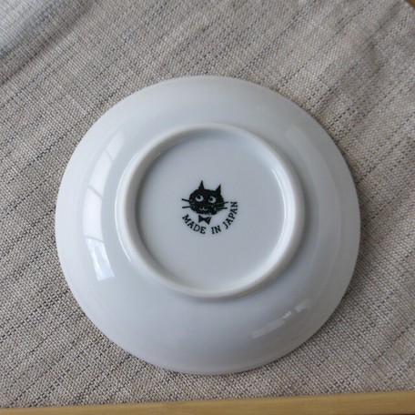 日本童話貓貓美濃燒12cm碟子【一套五隻】【日本製】3