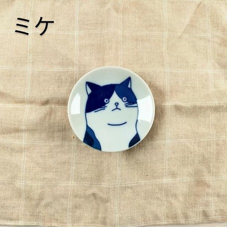 日本三井陶器SHICHITA系列之五種貓貓小碟盤【三色貓】【日本製】1