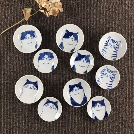 日本三井陶器SHICHITA系列之五種貓貓小碗【銅鑼貓】【日本製】3