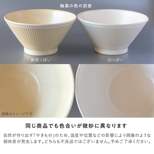 日本Albee系列日式美濃燒22cm深皿【米色】【日本製】6