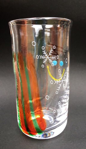 日本Yugen Glass手工彩虹色系列聖誕微笑男女玻璃對杯【日本製】5